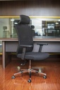 HIGH BACK MESH OFFICE CHAIR WITH LUMBAR SUPPORT LJ-2202A