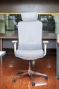 J163G Grey Orthopedic Office Chair