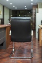 Leather Office Chair with Nylon Aluminium Cantilever Base