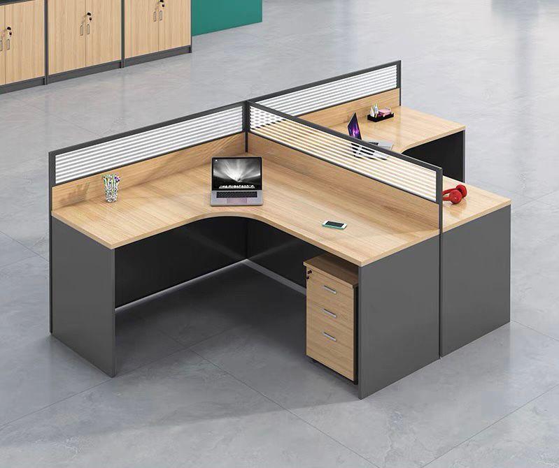 2way Lshape Workstation with Movable Drawers -PF202T
