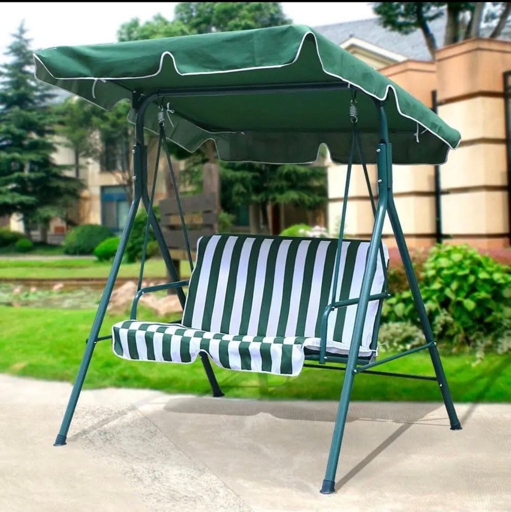 2-Seater Outdoor  Swing , Green