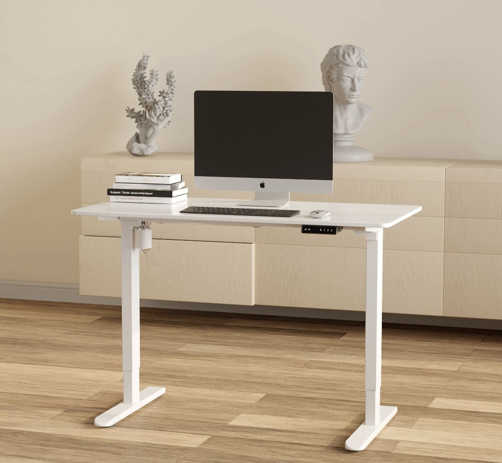 Height Adjustable Desk-White XR-127-White 