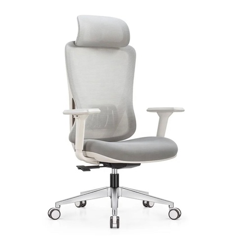 J163G Grey Orthopedic Office Chair